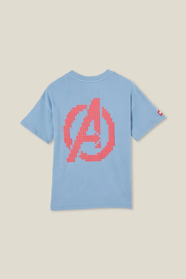 License Quinn Short Sleeve Tee Lcn Mar Dusty Bluemarvel Group BoysGirls Cotton On Tops and TShirts License Quinn Short Sleeve Tee Lcn Mar Dusty Bluemarvel Group BoysGirls Cotton On Tops and TShirts