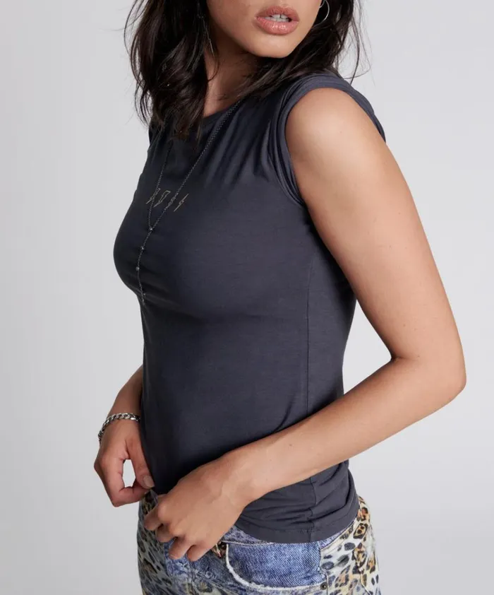 LIGHTNING BOLT FITTED TEE Women One Teaspoon Tees and Tanks LIGHTNING BOLT FITTED TEE Women One Teaspoon Tees and Tanks