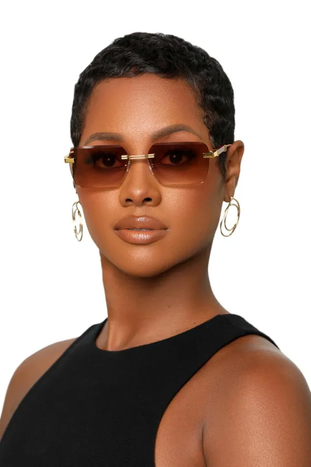 Lilly039s Kloset Eyewear Women Glare Guard Sunglasses Brown