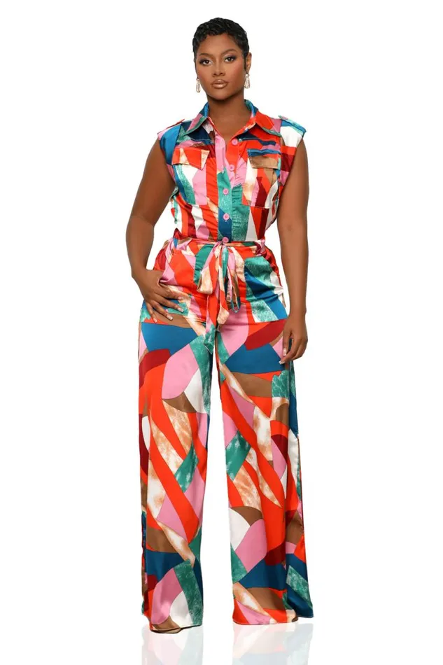 Lilly039s Kloset Jumpsuits and Rompers Women Mastering Art Jumpsuit Multi ColorFINAL SALE Lilly039s Kloset Jumpsuits and Rompers Women Mastering Art Jumpsuit Multi ColorFINAL SALE