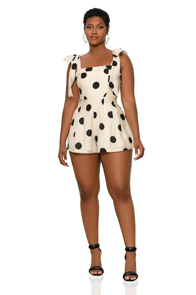 Lilly039s Kloset Jumpsuits and Rompers Women My Favorite Polka Dot Romper
