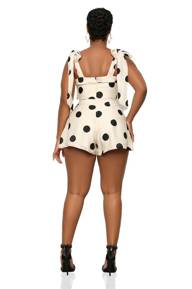 Lilly039s Kloset Jumpsuits and Rompers Women My Favorite Polka Dot Romper