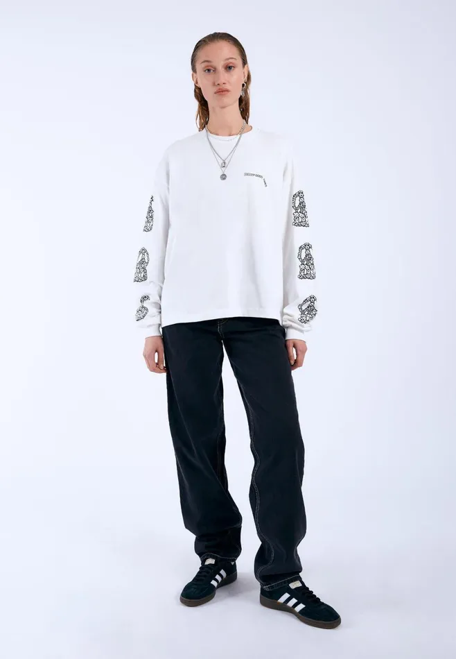 Lily Long Sleeve 8211 Off White Peaces Off White Peaces Women Dr Denim Longsleeves