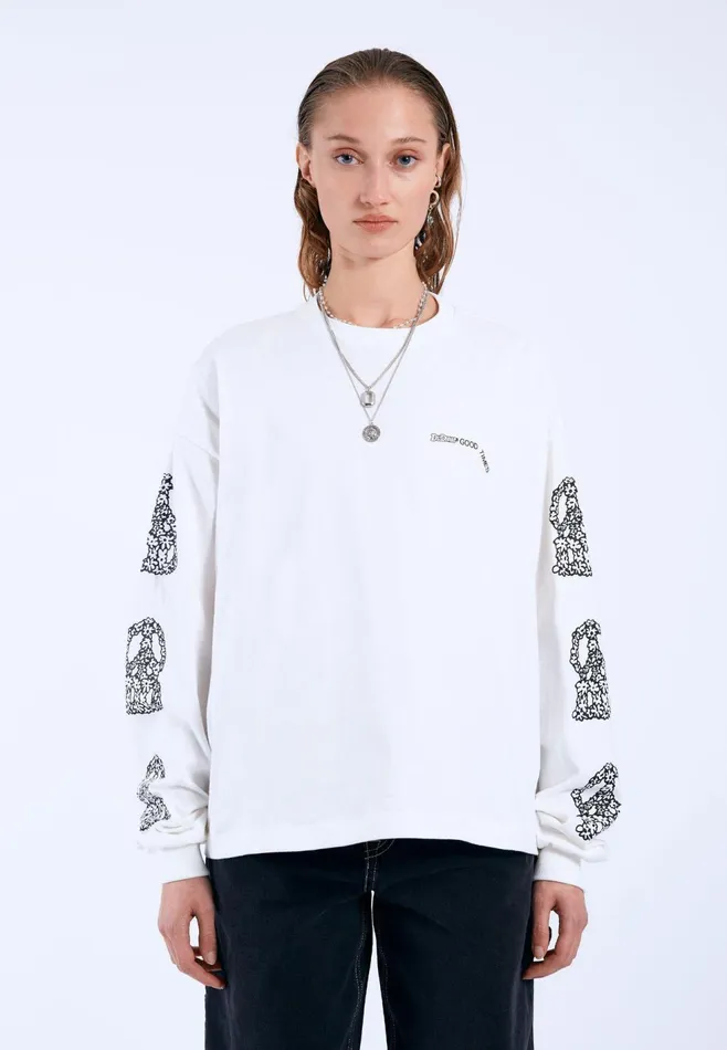 Lily Long Sleeve 8211 Off White Peaces Off White Peaces Women Dr Denim Longsleeves