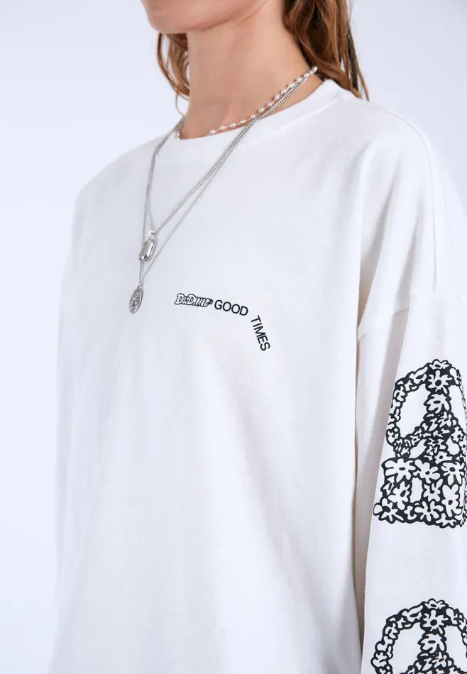 Lily Long Sleeve 8211 Off White Peaces Off White Peaces Women Dr Denim Longsleeves