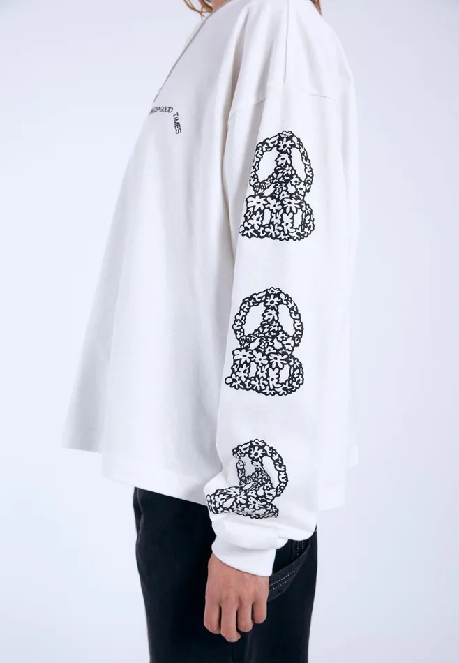 Lily Long Sleeve 8211 Off White Peaces Off White Peaces Women Dr Denim Longsleeves