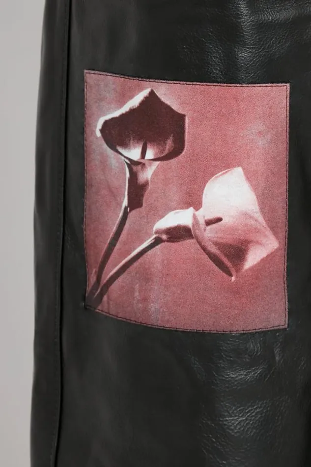 LilyOrchid Robert Mapplethorpe Leather Trousers Black Men MISBHV Trousers