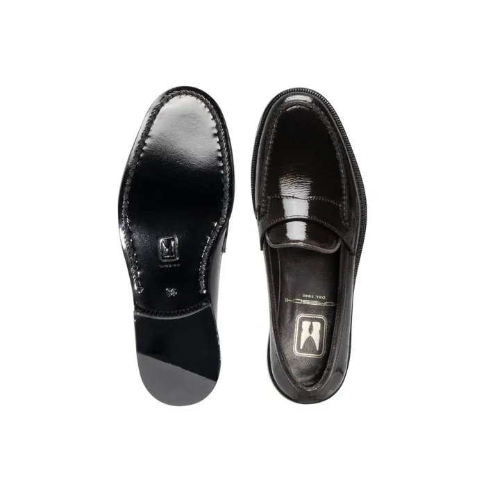 Loafers Women Moreschi FOR HER 8211 Grey Leather Loafer