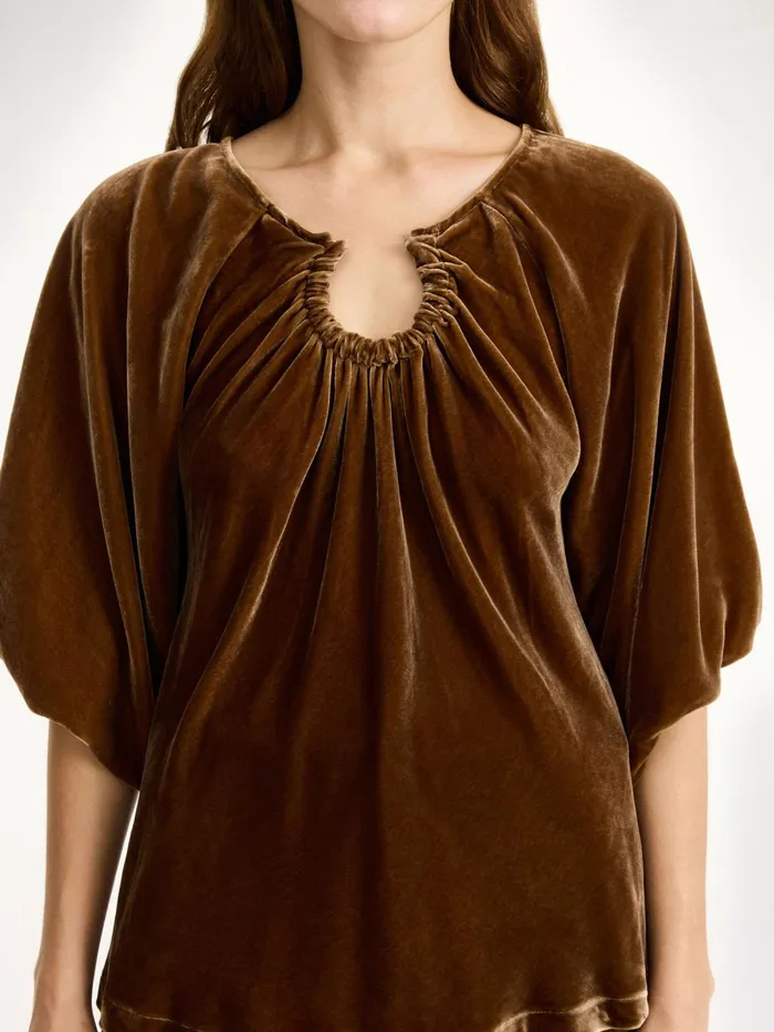Loela Blouse Bison Women By Malene Birger Tops and Blouses