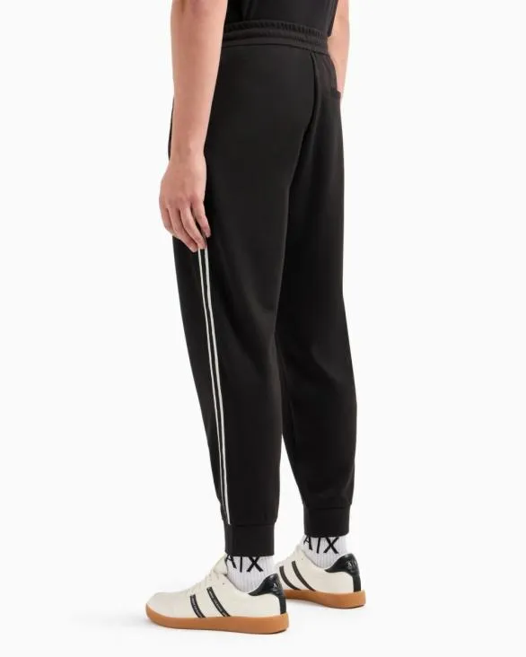 Logo Signature Joggers Black Men Armani Matching Sets Logo Signature Joggers Black Men Armani Matching Sets