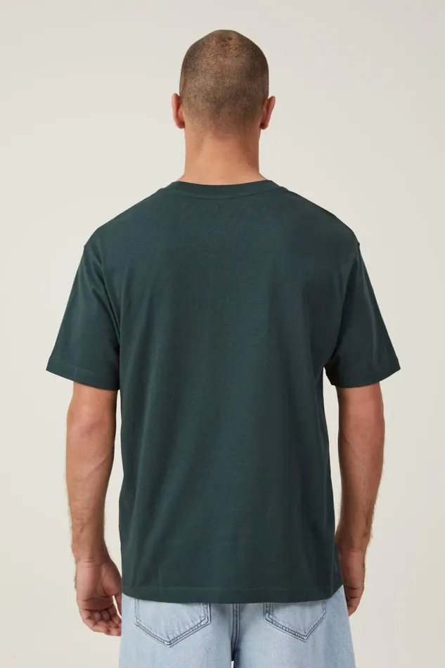 Loose Fit Art TShirt Pine Needle Green Sushi Circle Men Cotton On Tees and Tanks Loose Fit Art TShirt Pine Needle Green Sushi Circle Men Cotton On Tees and Tanks