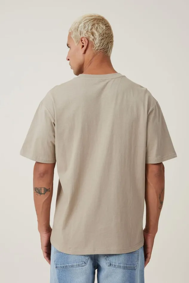Loose Fit College TShirt Gravel Stone Bricklane Phys Ed Men Cotton On Tees and Tanks Loose Fit College TShirt Gravel Stone Bricklane Phys Ed Men Cotton On Tees and Tanks