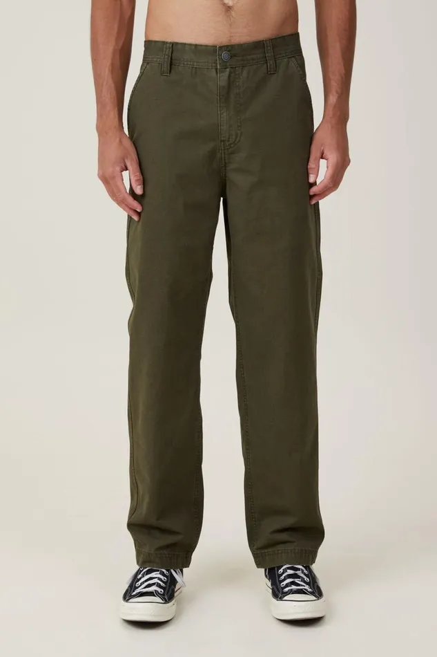 Loose Fit Pant Washed Jungle Ripstop Men Cotton On Pants Loose Fit Pant Washed Jungle Ripstop Men Cotton On Pants
