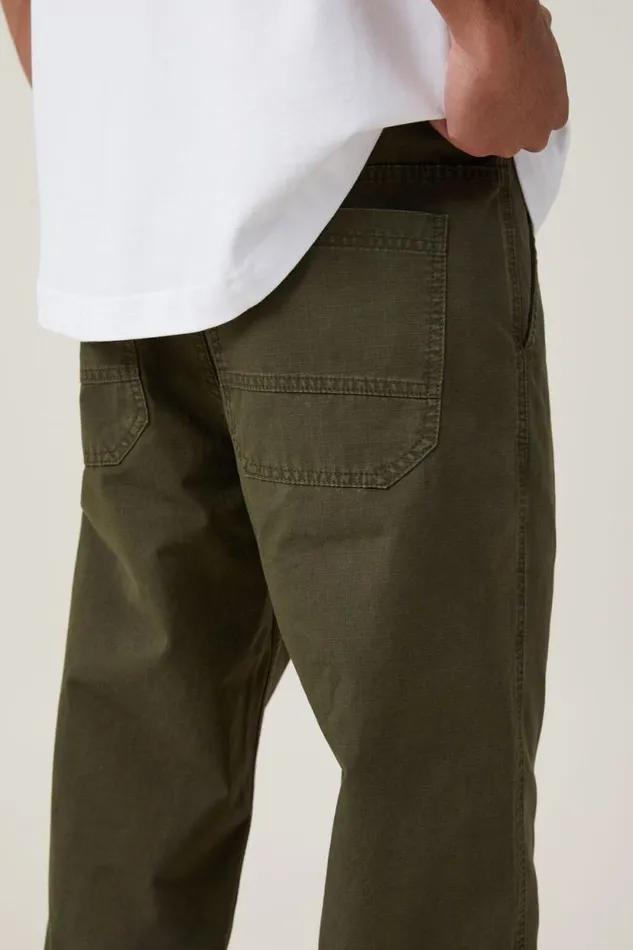 Loose Fit Pant Washed Jungle Ripstop Men Cotton On Pants Loose Fit Pant Washed Jungle Ripstop Men Cotton On Pants