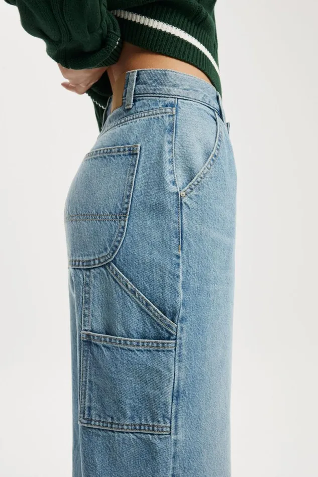 Loose Straight Jean Bells Bluecarpenter Women Cotton On Pants Loose Straight Jean Bells Bluecarpenter Women Cotton On Pants