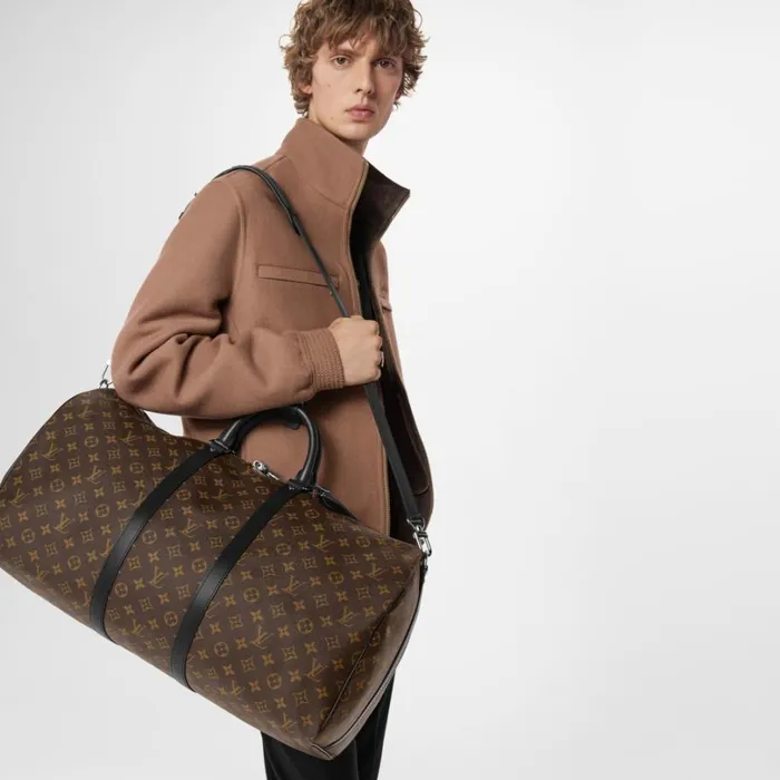 Louis Vuitton Bags Louis Vuitton Keepall Bandouliere 55 Black M56714 8211 Louis Vuitton Handbag Store 8211 Men