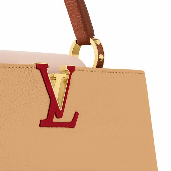Louis Vuitton Capucines Bag Louis Vuitton M20784 Capucines MM Arizona Wood 8211 Louis Vuitton Handbag Store 8211 Women
