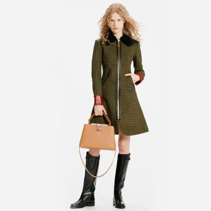 Louis Vuitton Capucines Bag Louis Vuitton M20784 Capucines MM Arizona Wood 8211 Louis Vuitton Handbag Store 8211 Women