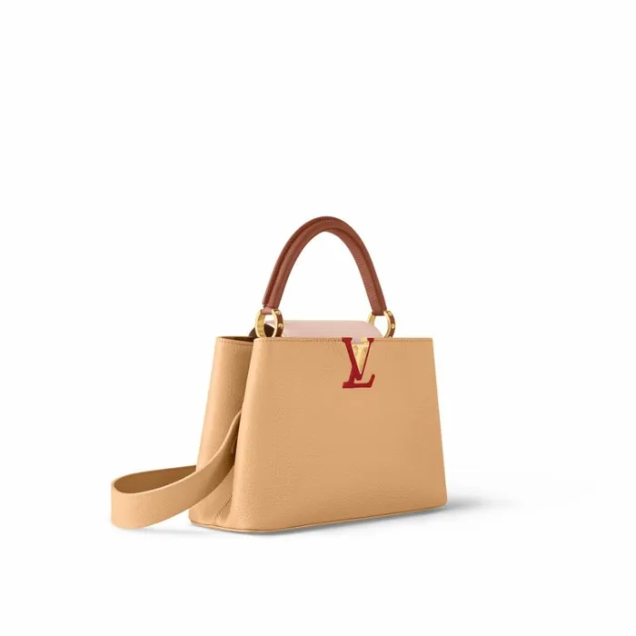 Louis Vuitton Capucines Bag Louis Vuitton M20784 Capucines MM Arizona Wood 8211 Louis Vuitton Handbag Store 8211 Women