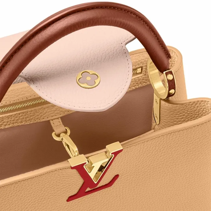 Louis Vuitton Capucines Bag Louis Vuitton M20784 Capucines MM Arizona Wood 8211 Louis Vuitton Handbag Store 8211 Women
