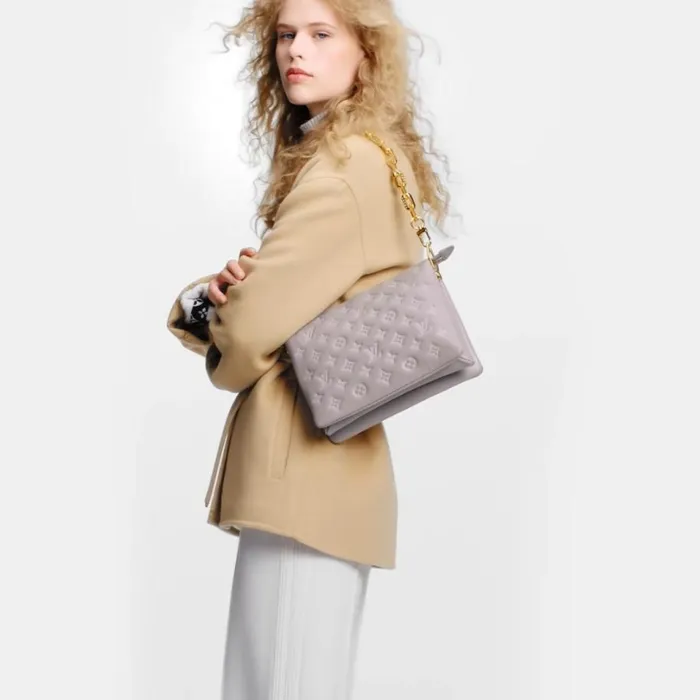 Louis Vuitton Coussin Bag Louis Vuitton M20842 Coussin PM Grey 8211 Louis Vuitton Handbag Store 8211 Women