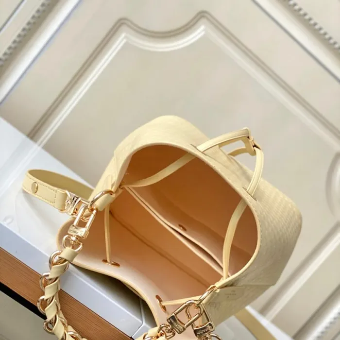 Louis Vuitton NeoNoe Bag Louis Vuitton M22599 Calfskin Yellow Nono BB 8211 Louis Vuitton Handbag Store 8211 Women