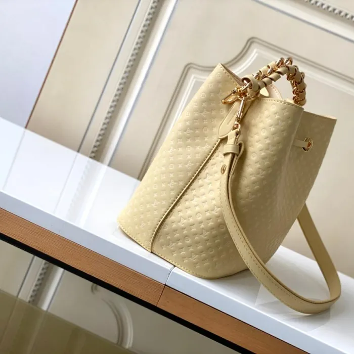 Louis Vuitton NeoNoe Bag Louis Vuitton M22599 Calfskin Yellow Nono BB 8211 Louis Vuitton Handbag Store 8211 Women