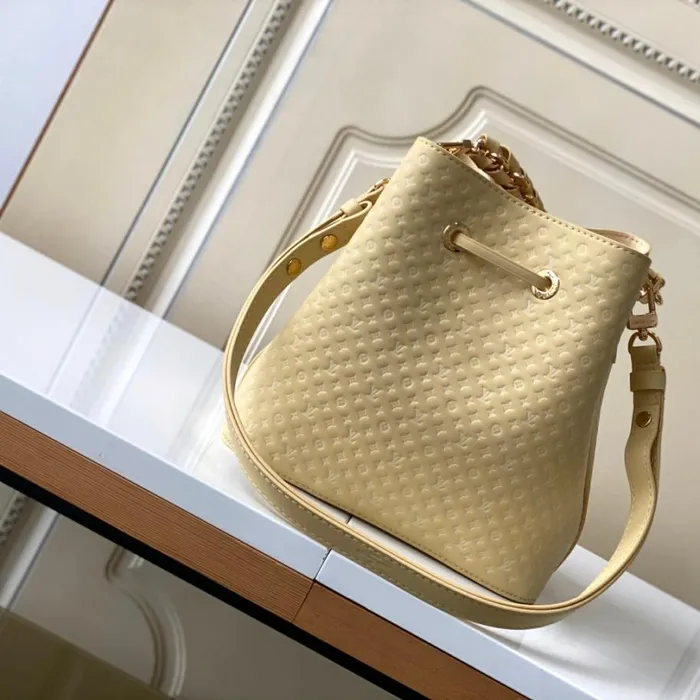 Louis Vuitton NeoNoe Bag Louis Vuitton M22599 Calfskin Yellow Nono BB 8211 Louis Vuitton Handbag Store 8211 Women