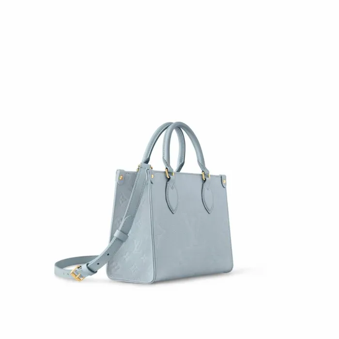 Louis Vuitton Onthego Bag Louis Vuitton M46840 OnTheGo PM Blue Hour 8211 Louis Vuitton Handbag Store 8211 Women