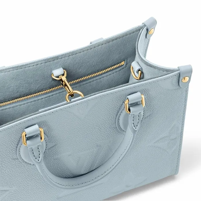Louis Vuitton Onthego Bag Louis Vuitton M46840 OnTheGo PM Blue Hour 8211 Louis Vuitton Handbag Store 8211 Women