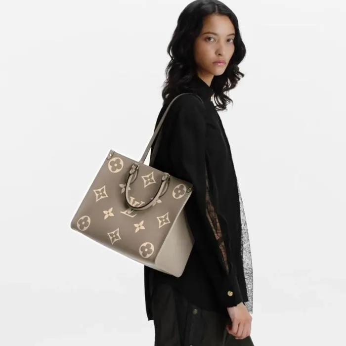 Louis Vuitton Onthego Bag Louis Vuitton OnTheGo MM M45494 Dove Cream 8211 Louis Vuitton Handbag Store 8211 Women