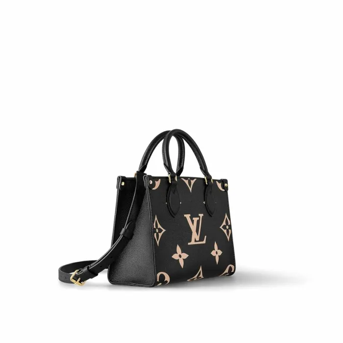 Louis Vuitton Onthego Bag Louis Vuitton Onthego PM M45659 Black Beige 8211 Louis Vuitton Handbag Store 8211 Women