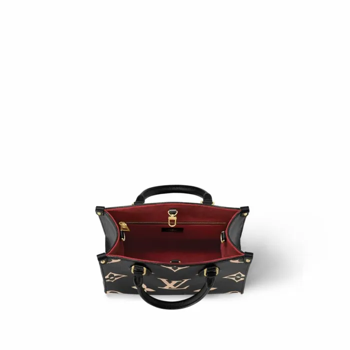 Louis Vuitton Onthego Bag Louis Vuitton Onthego PM M45659 Black Beige 8211 Louis Vuitton Handbag Store 8211 Women