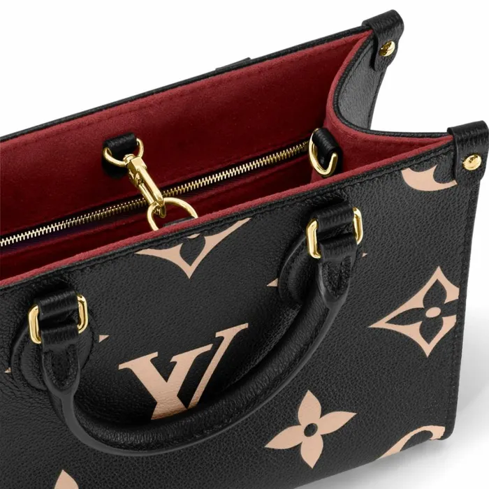 Louis Vuitton Onthego Bag Louis Vuitton Onthego PM M45659 Black Beige 8211 Louis Vuitton Handbag Store 8211 Women