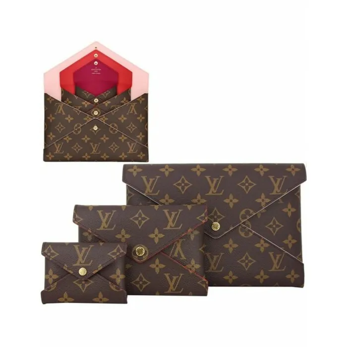 Louis Vuitton Shoulder and Totes Louis Vuitton M62034 Pochette Kirigami Monogram Brown 8211 Louis Vuitton Handbag Store 8211 Women