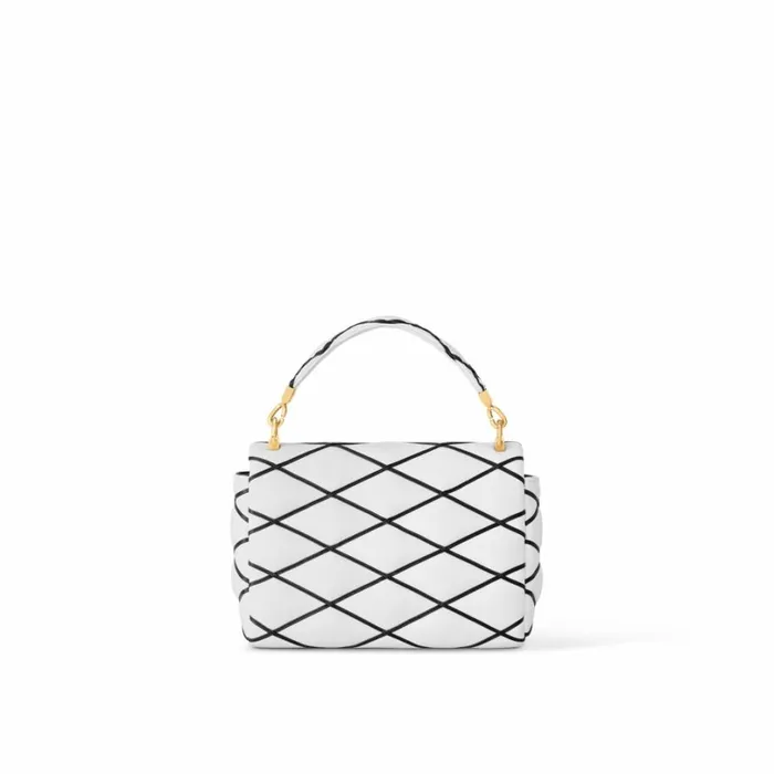 Louis Vuitton Twist Bag Louis Vuitton M22890 GO14 MM WhiteBlack 8211 Louis Vuitton Handbag Store 8211 Women