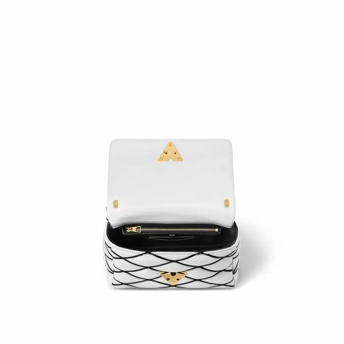 Louis Vuitton Twist Bag Louis Vuitton M22890 GO14 MM WhiteBlack 8211 Louis Vuitton Handbag Store 8211 Women