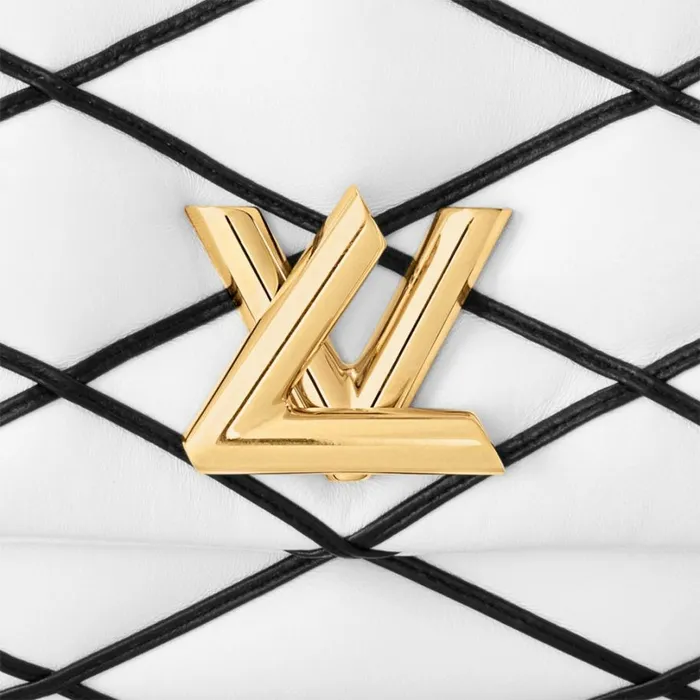 Louis Vuitton Twist Bag Louis Vuitton M22890 GO14 MM WhiteBlack 8211 Louis Vuitton Handbag Store 8211 Women