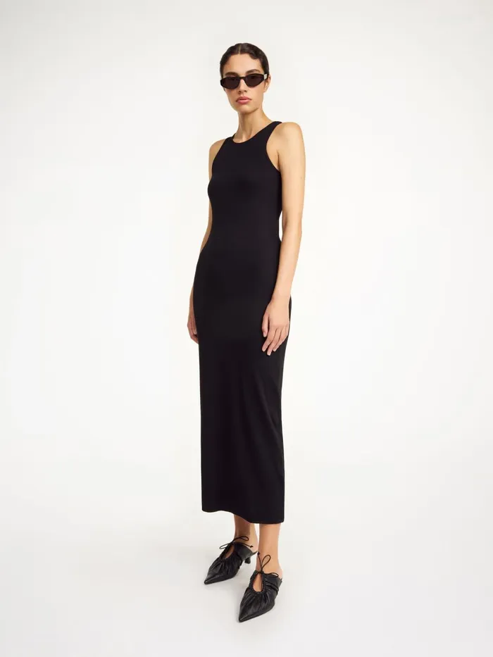 Lovelo Maxi Dress Black Women By Malene Birger Dresses