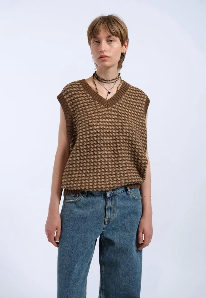 Lowen Vest 8211 Morel Mix Morel Mix Women Dr Denim Sweatshirts and Hoodies