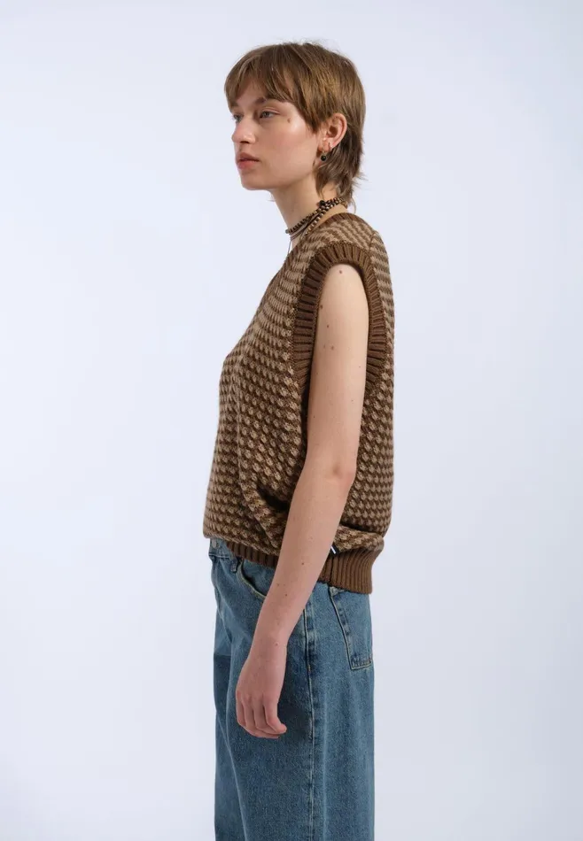 Lowen Vest 8211 Morel Mix Morel Mix Women Dr Denim Sweatshirts and Hoodies