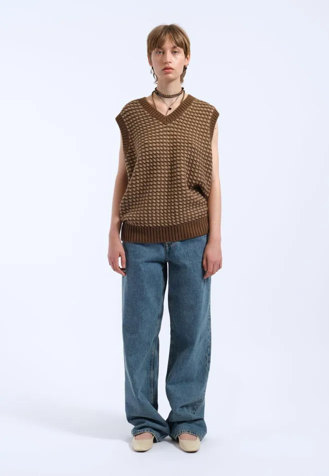 Lowen Vest 8211 Morel Mix Morel Mix Women Dr Denim Sweatshirts and Hoodies