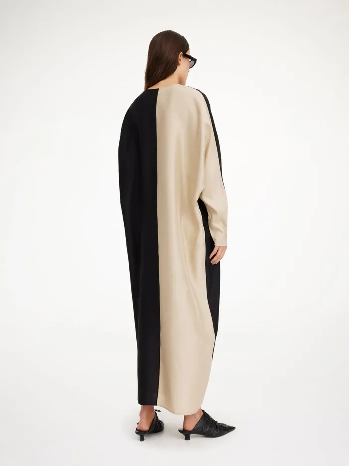 Lucine Silk Maxi Dress Black Women By Malene Birger Dresses