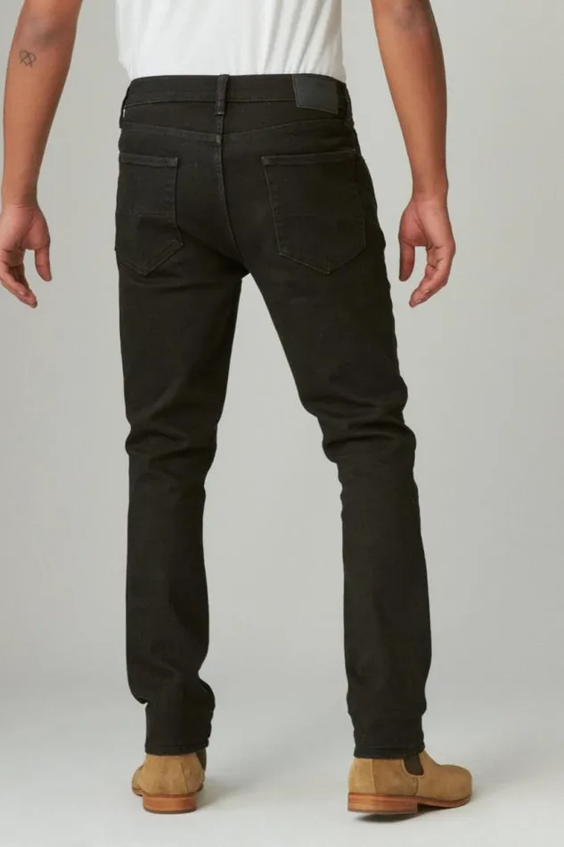 Lucky Brand 100 Skinny Black Rinse Men Jeans