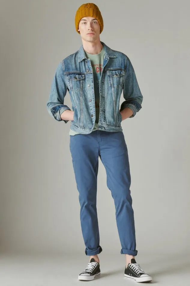Lucky Brand 110 Slim Sateen Stretch Jean Ensign Men Pants