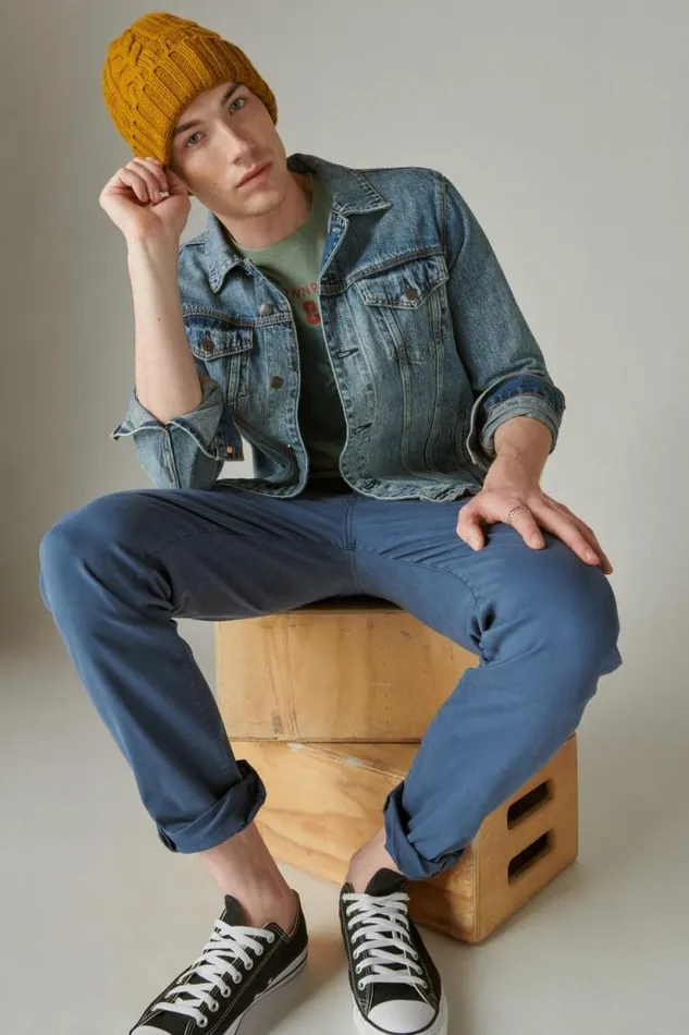 Lucky Brand 110 Slim Sateen Stretch Jean Ensign Men Pants