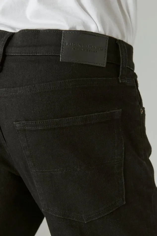 Lucky Brand 223 Straight Advanced Stretch Jean Black Rinse Men Jeans