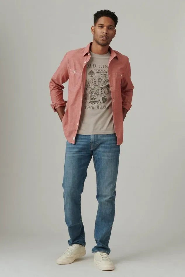 Lucky Brand 223 Straight Jean Rathbun Men Jeans