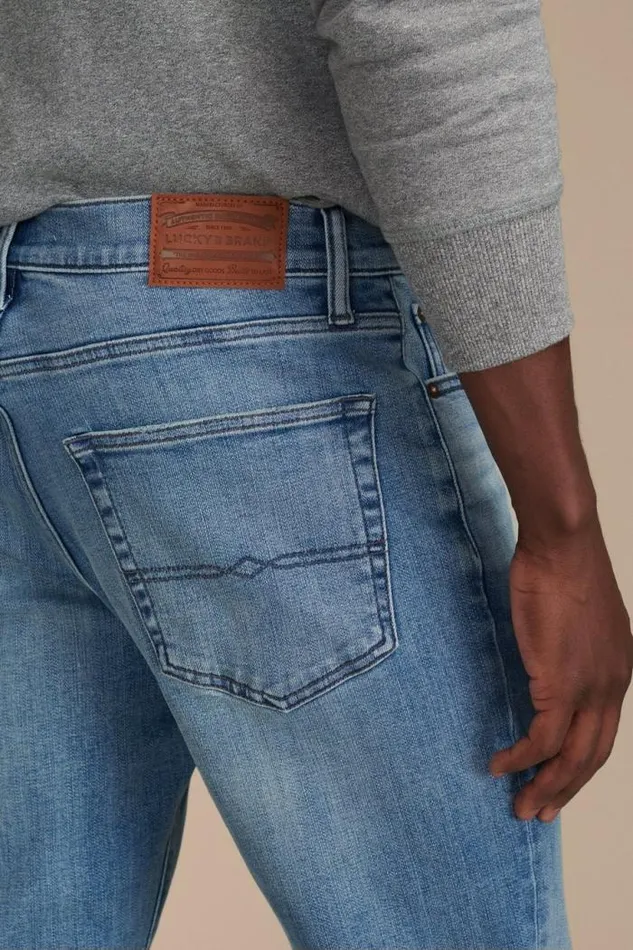 Lucky Brand 223 Straight Premium Coolmax Stretch Jean Polaris Men Jeans