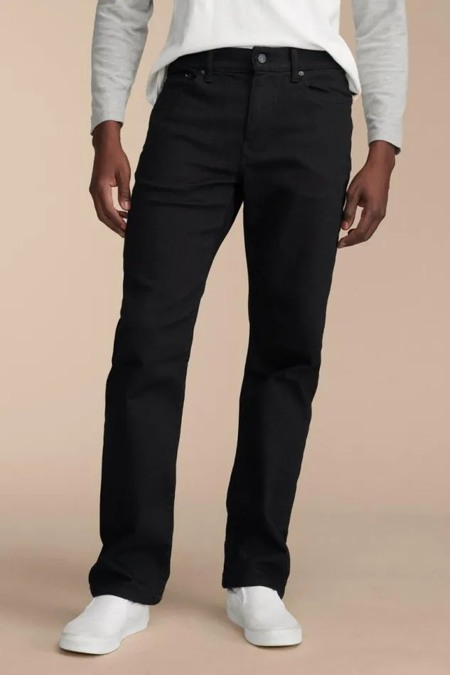 Lucky Brand 363 Vintage Straight Advanced Stretch Jean Black Rinse Men Jeans